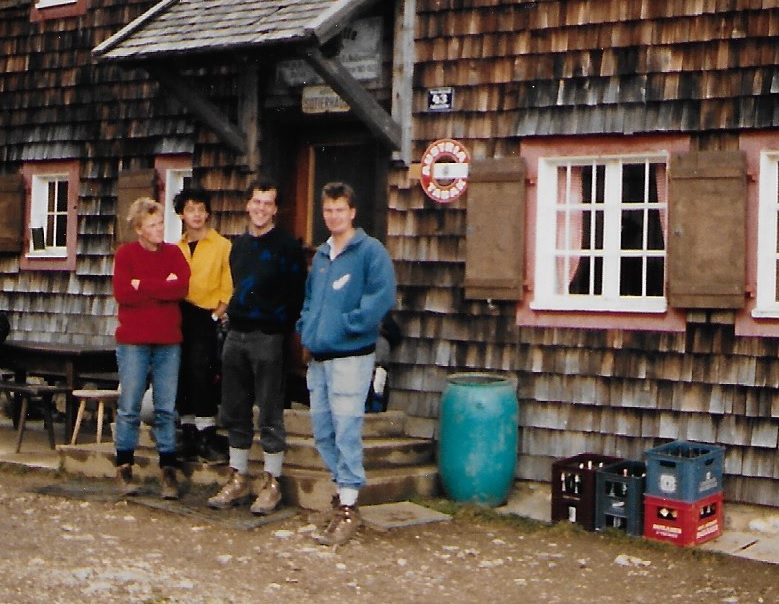 1988 Groepsfoto bij de Falkenhtte