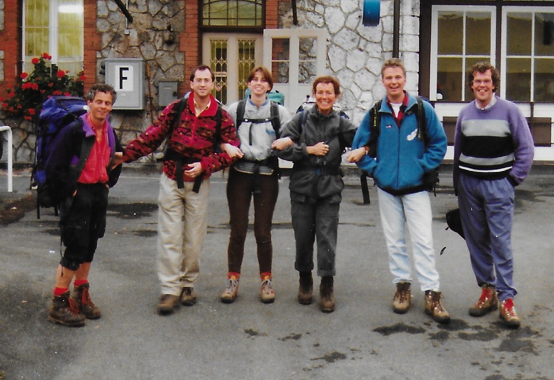 1993 Groep op Kochel Bahnhof