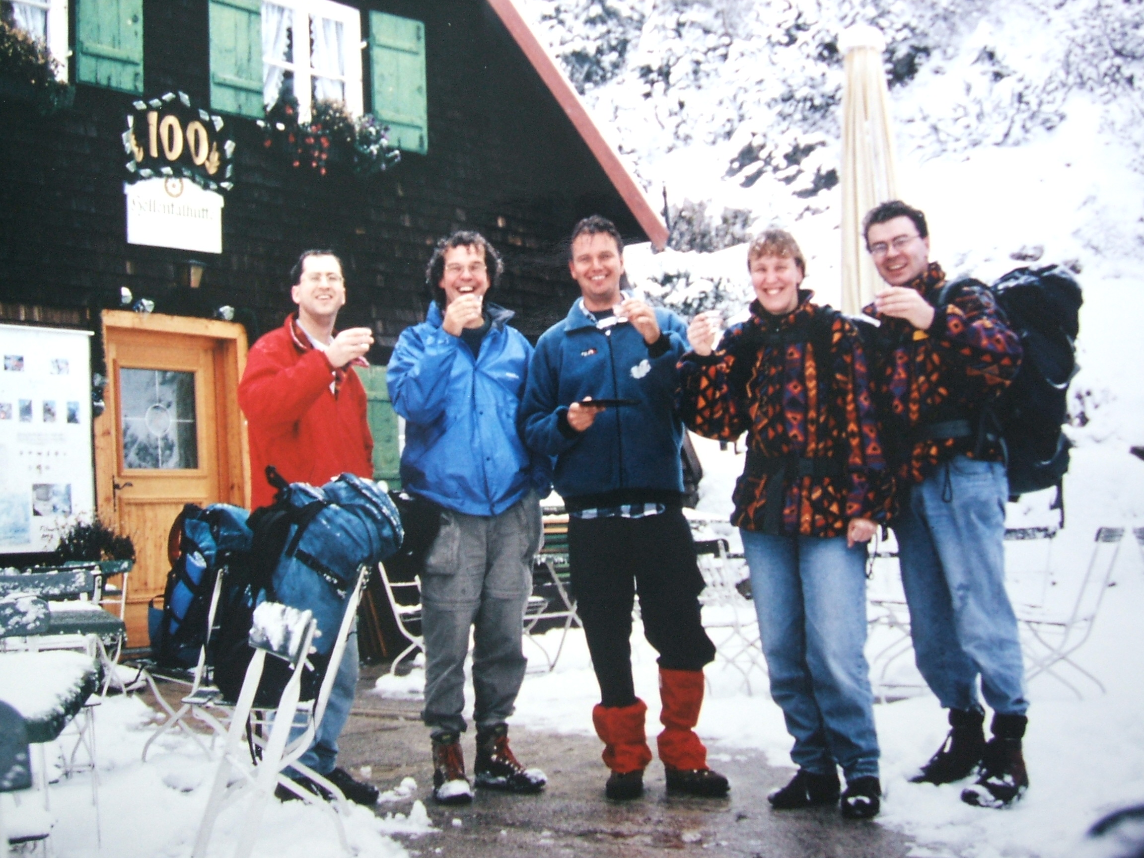 1993 Groep op Kochel Bahnhof