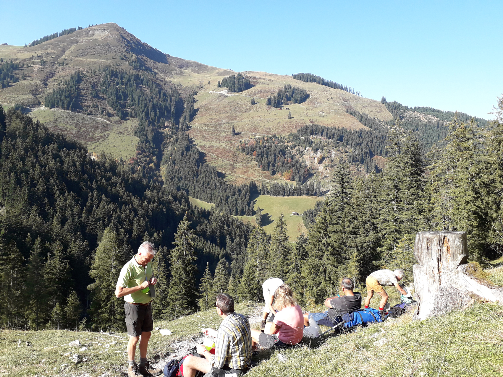 In de afdaling naar Brixen