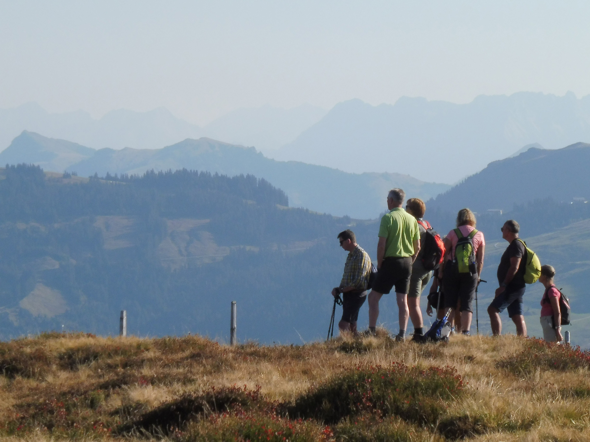 Op weg naar de Brechhorn